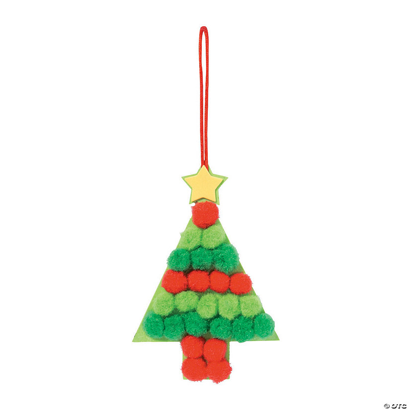 PomPom Christmas Tree Craft Kit