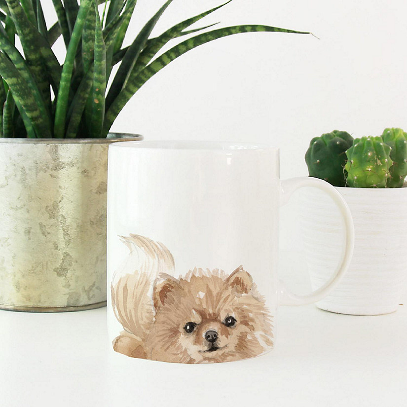 Pomeranian Up Close Ceramic Mug Image