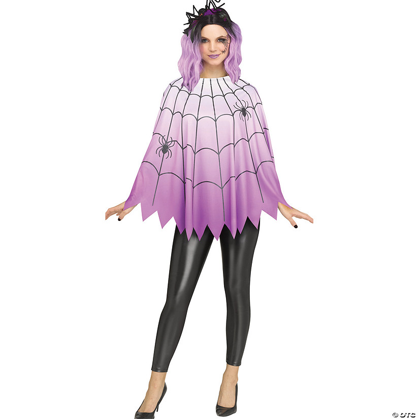 Poncho Spiderweb Purple Image