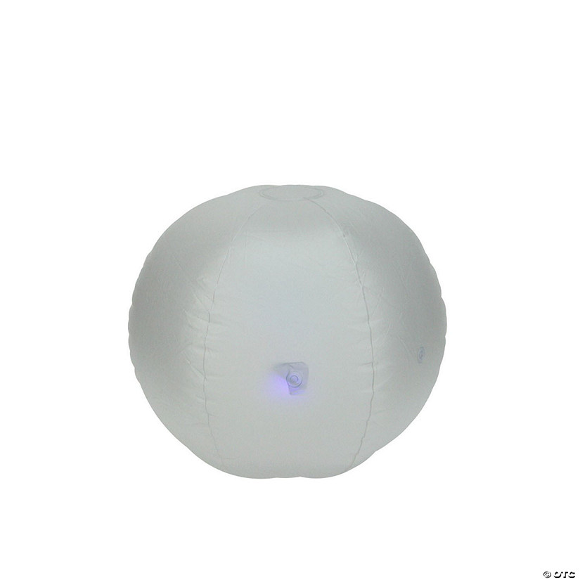 Pool Central 16.5" Inflatable LED Color Changing Pool Beach Ball Image