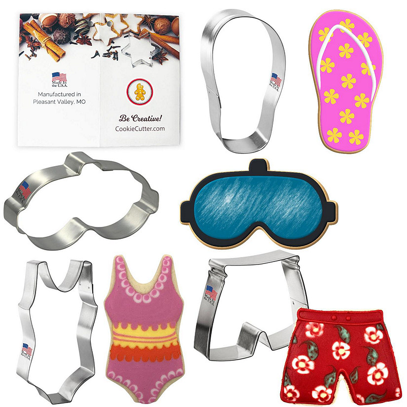 Pool Set Cookie Cutter 4 Pc Set HS0558 Image