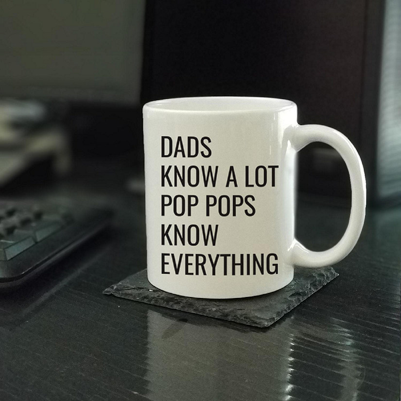 Pop Pops Know Everything Ceramic Mug Image