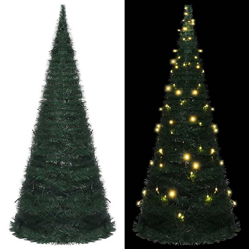 Pop-up String Artificial Christmas Tree with LED Image
