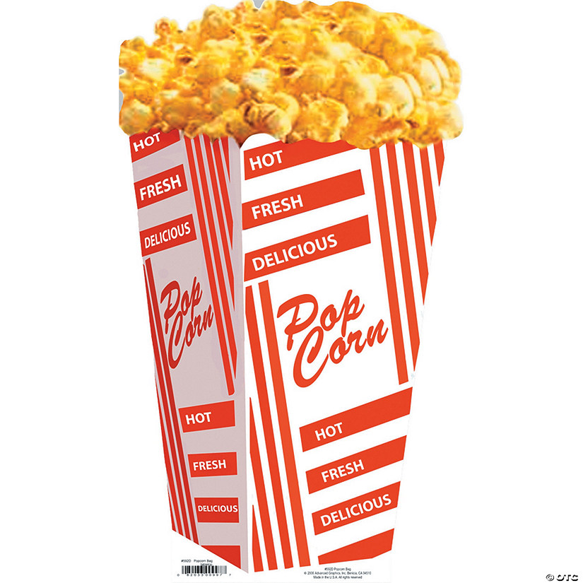 Popcorn Bag Cardboard StandUp