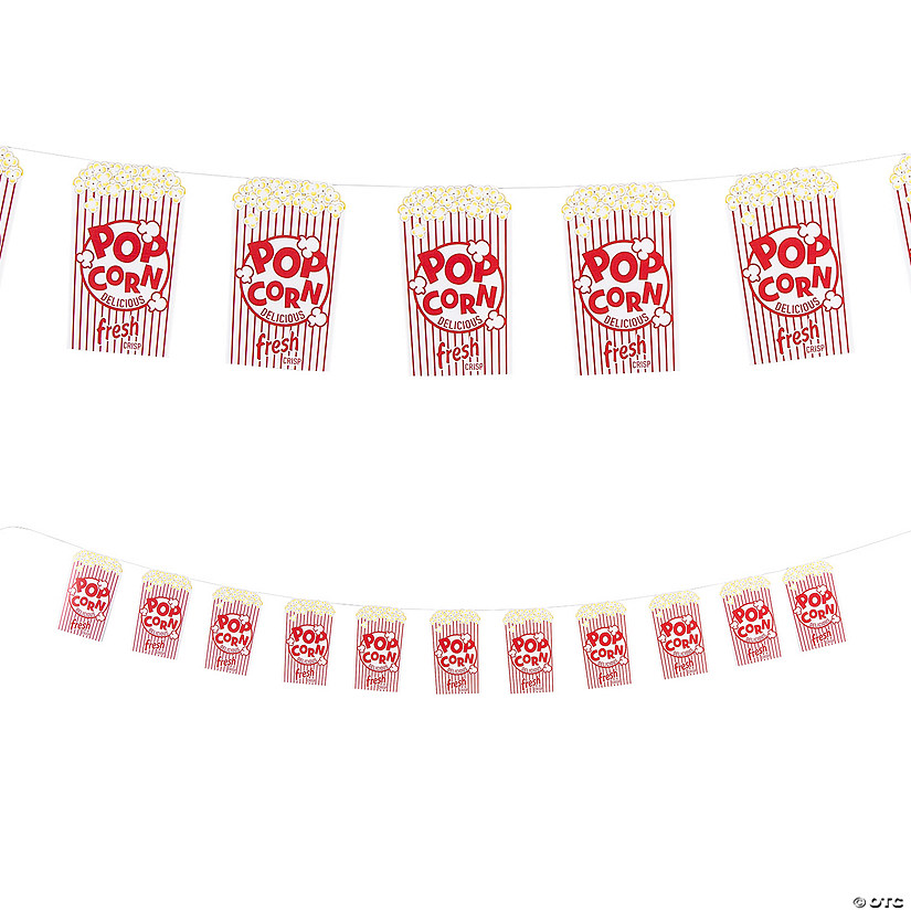 Popcorn Box Garland Image