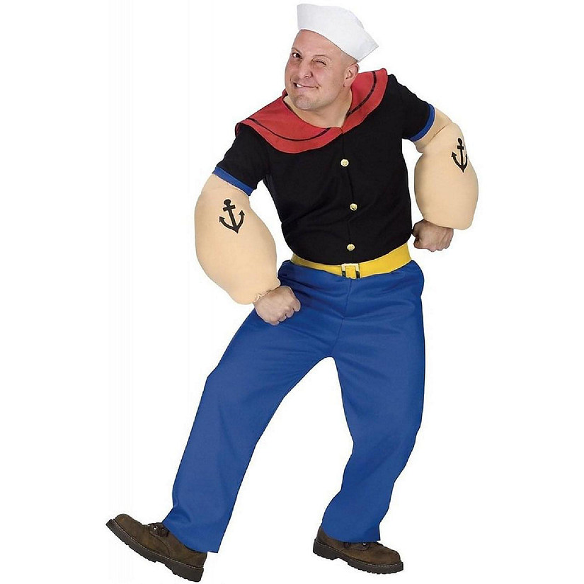 Popeye Costume Adult Standard Image
