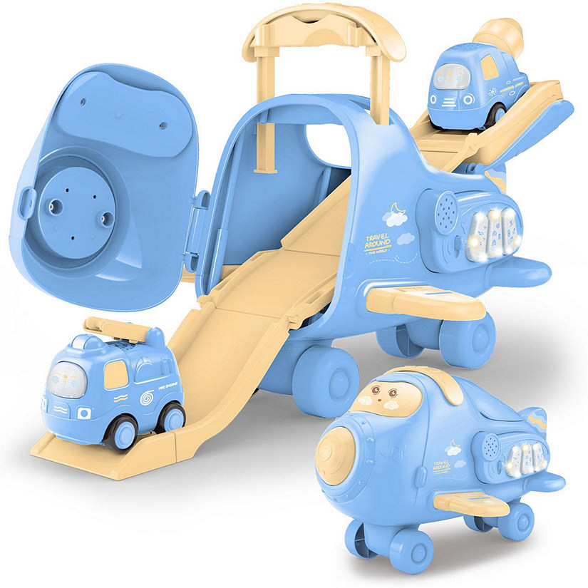 PopFunBlue Cargo Airplane Playset Oriental Trading