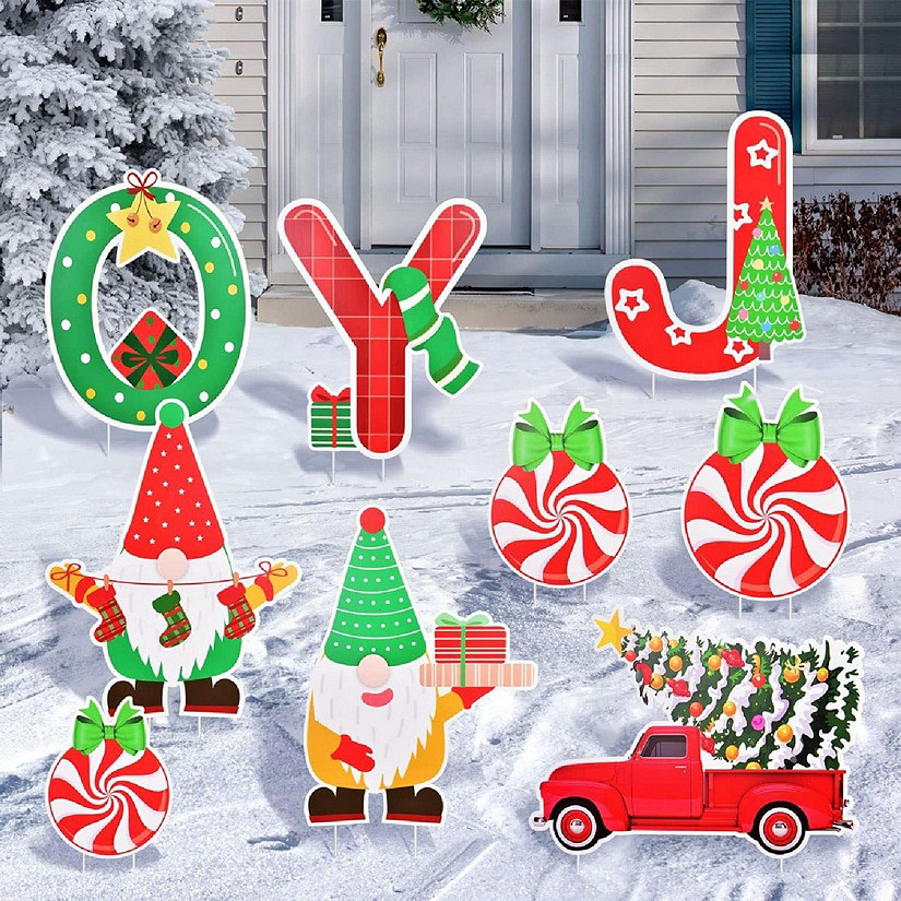 PopFun christmasjoyyardsign Oriental Trading