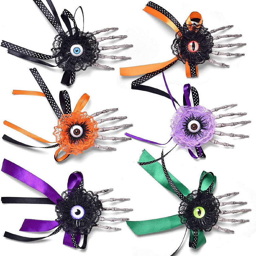 PopFunHalloween Hair Clips 6 Pcs Oriental Trading