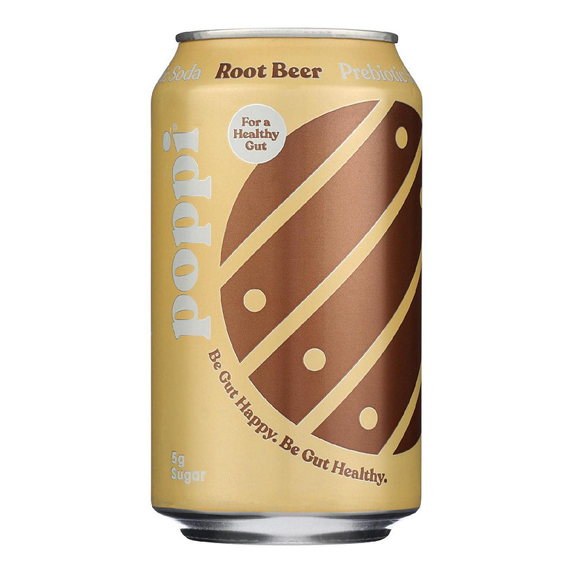 Poppi - Soda Root Beer Prebiotic - Case of 12-12 FZ Image