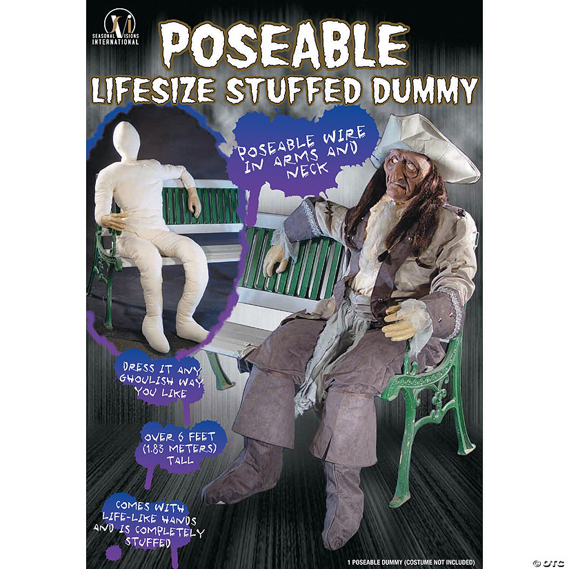 Poseable Life-Sized Stuffed Dummy Decoration Image