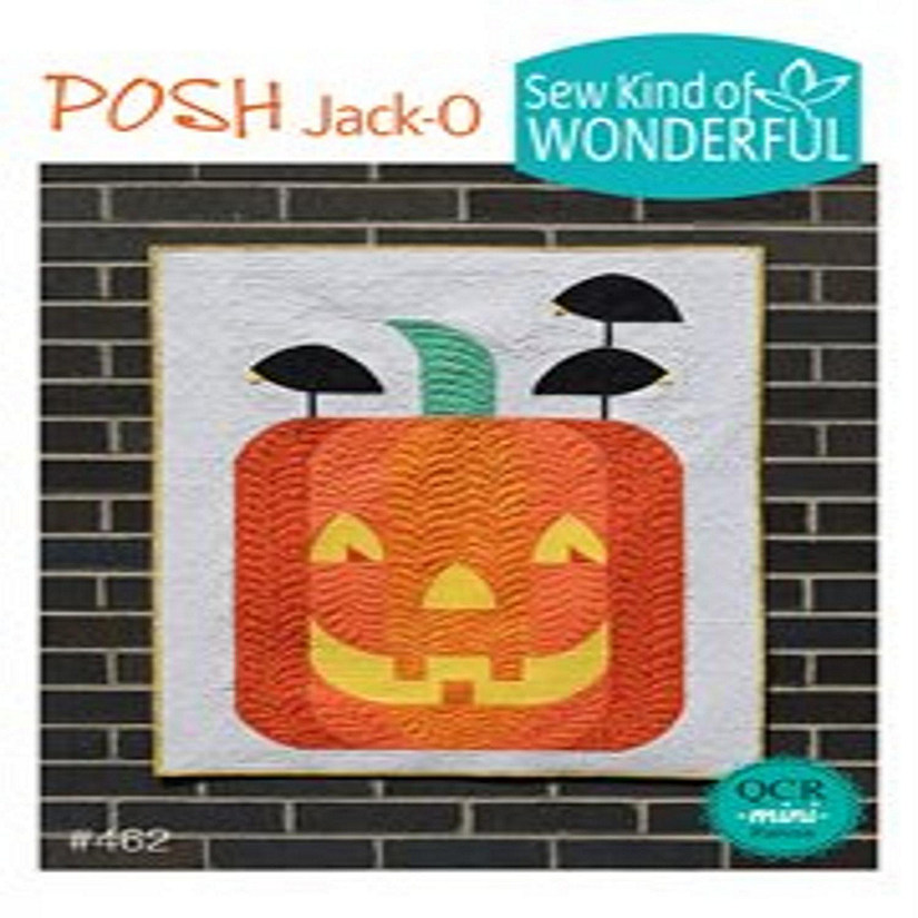 Posh Jack-O Pattern 28"x38" Using Quick Curve Mini Ruler by Sew Kind of Wonde... Image