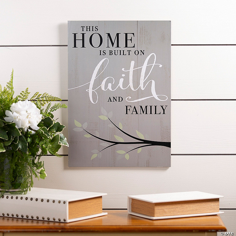 Positively Simple Faith Large Wall Sign Image