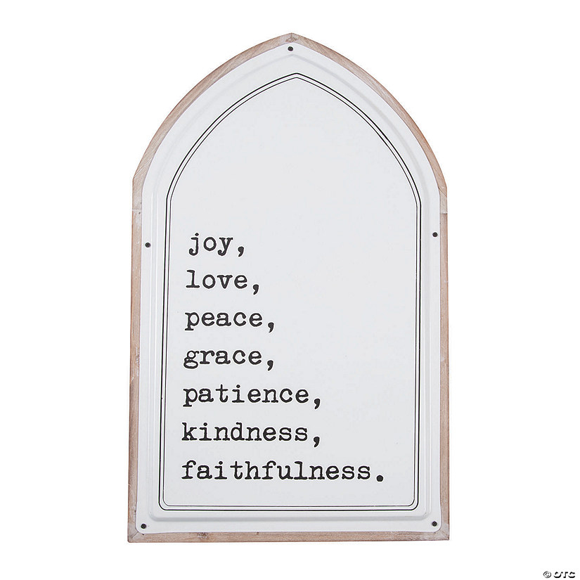 Positively Simple Joy, Love, Peace, Grace Sign Image