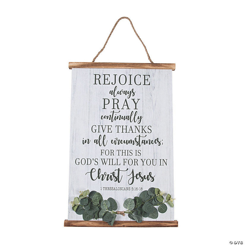 Positively Simple Rejoice Always Sign Image