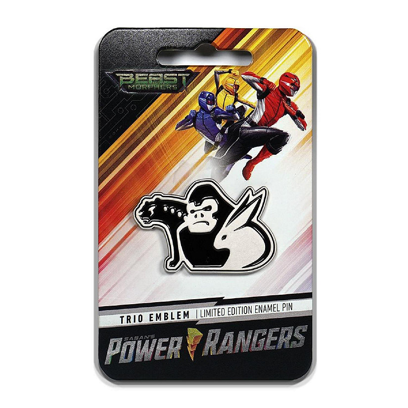 Power Rangers Beast Morphers Trio Emblem Pin Image