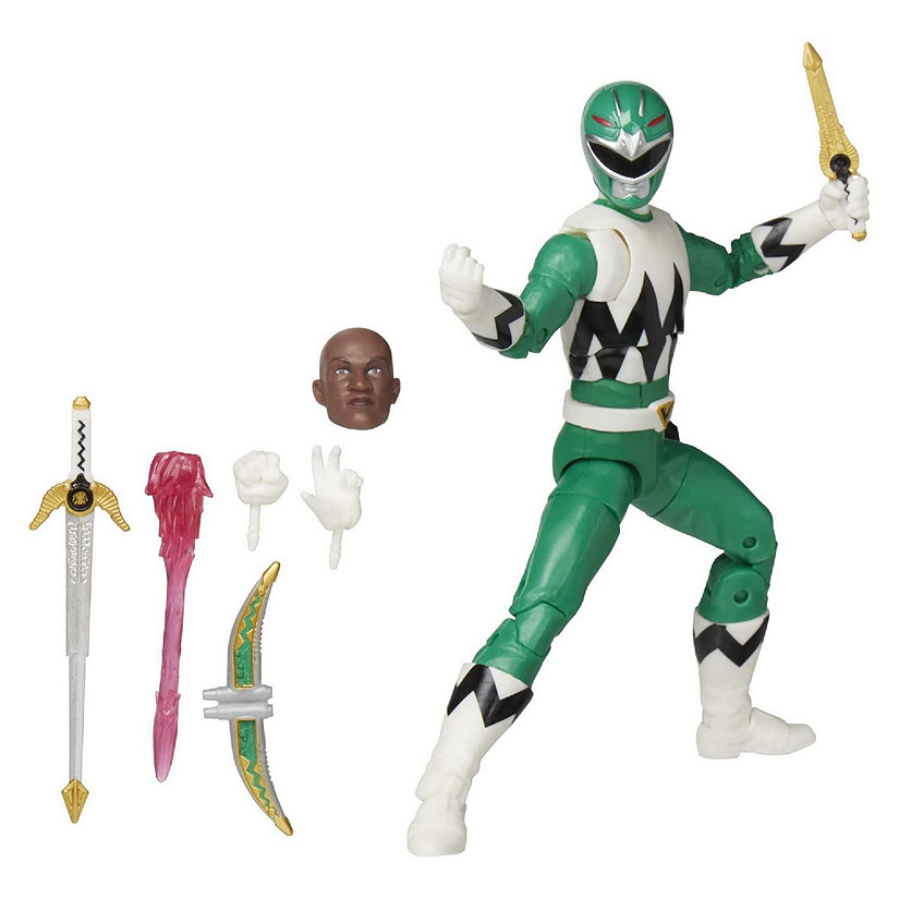 Power Rangers Lightning Collection Action Figure  Lost Galaxy Green Ranger Image