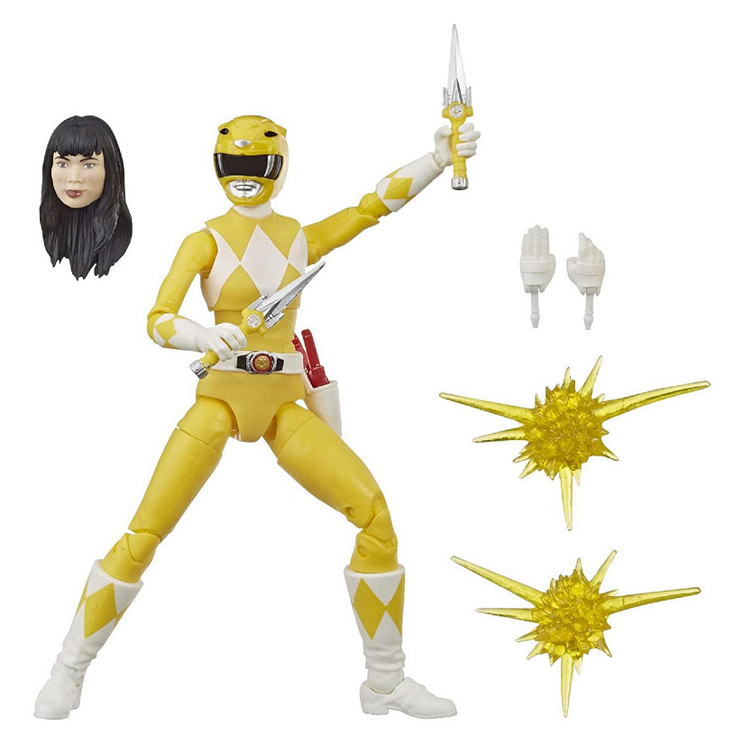 Power Rangers Lightning Collection Action Figure  Mighty Morphin Yellow Ranger Image