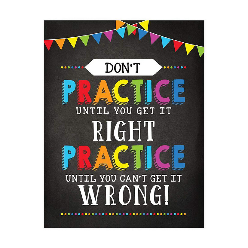 Practice Until You Get It Right 8.5x11in Image