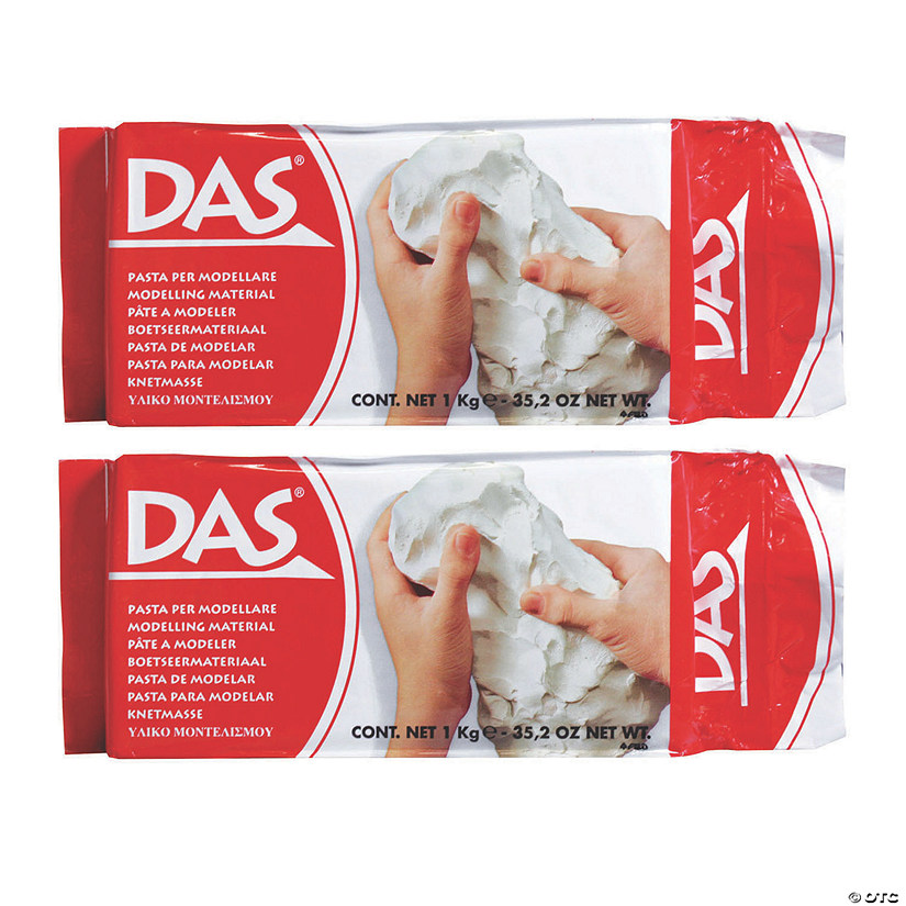 Prang® Air Hardening Modeling Clay, White, 4.4 lb