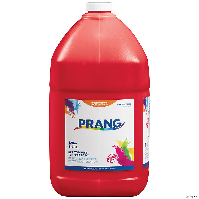 Prang Ready-to-Use Tempera Paint, Red, 1 Gal Image