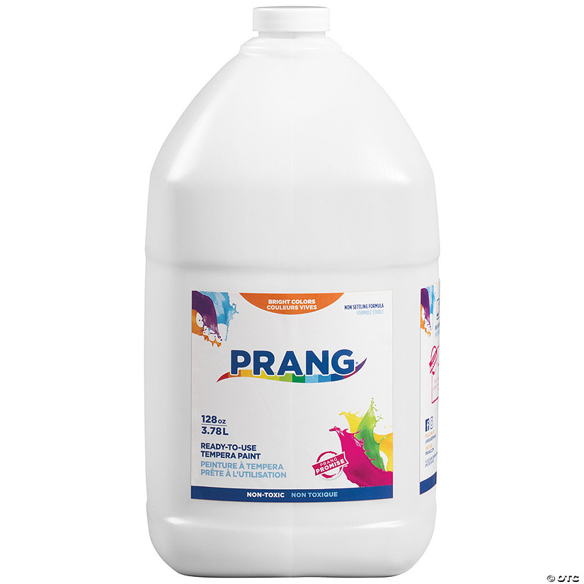 Prang Ready-to-Use Tempera Paint, White, 1 Gal Image