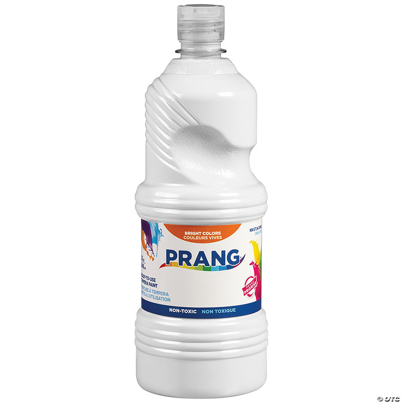 Prang Ready-to-Use Tempera Paint, White, 32 oz Image