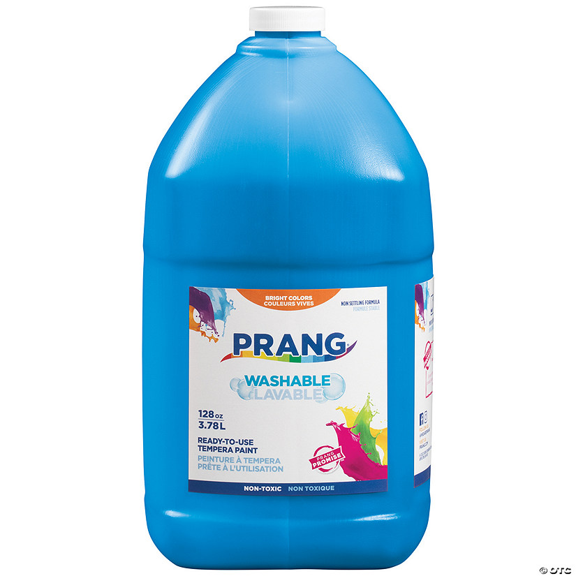 Prang Washable Gallon Paint, Turquoise Blue Image