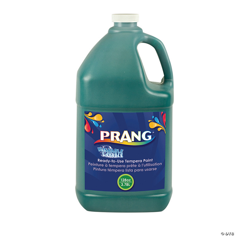 Prang Washable Tempera Paint, Green, 1 Gal Image