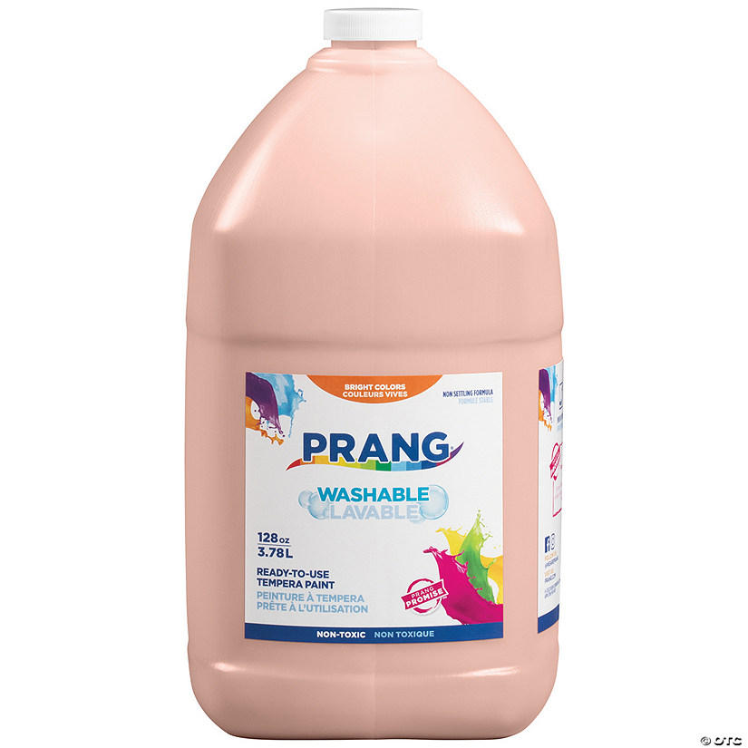 Prang Washable Tempera Paint, Peach, Gallon Image