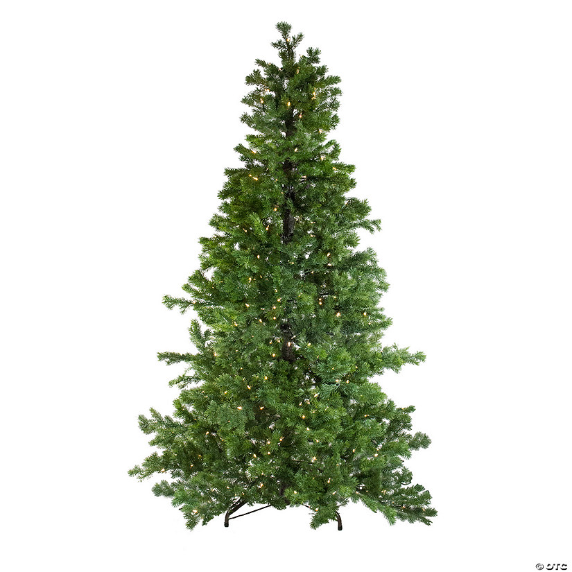 Pre-Lit Medium Pine Artificial Christmas Tree - 6.5' - Dual Color LED Image