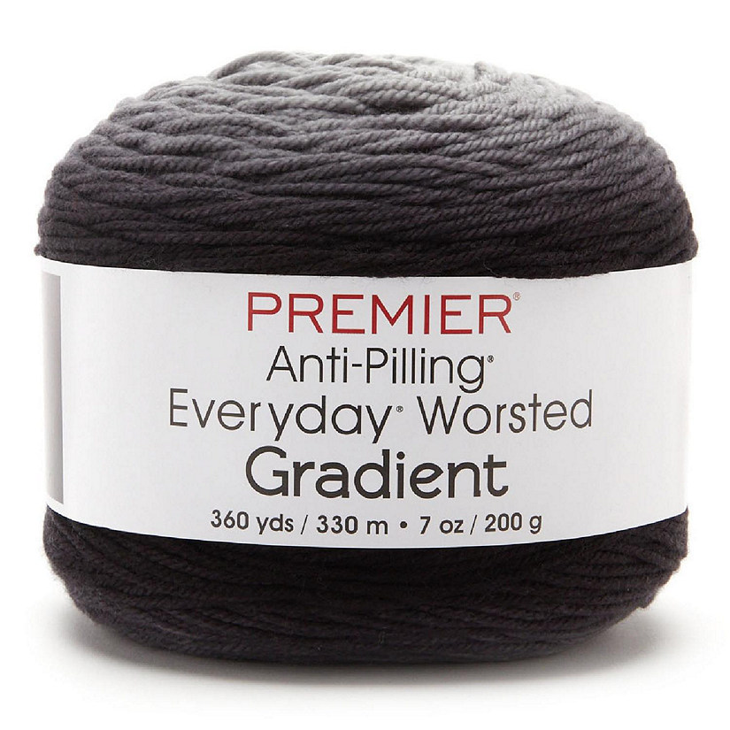 Premier Anti-Pilling Everyday Worsted Gradient Yarn-Black Tones Image