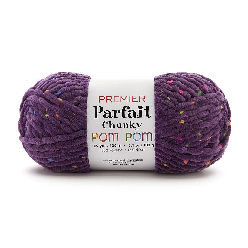 Premier Parfait Chunky Pom Pom Yarn-Ultraviolet Image