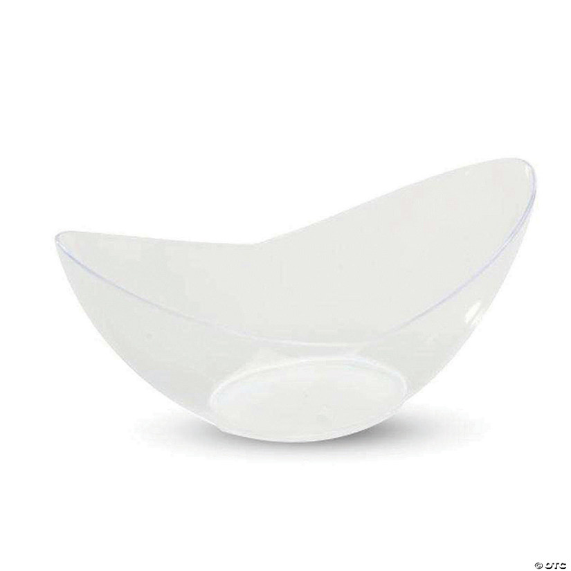 Premium 4 oz. Clear Big Disposable Plastic Concave Cups (288 Cups) Image