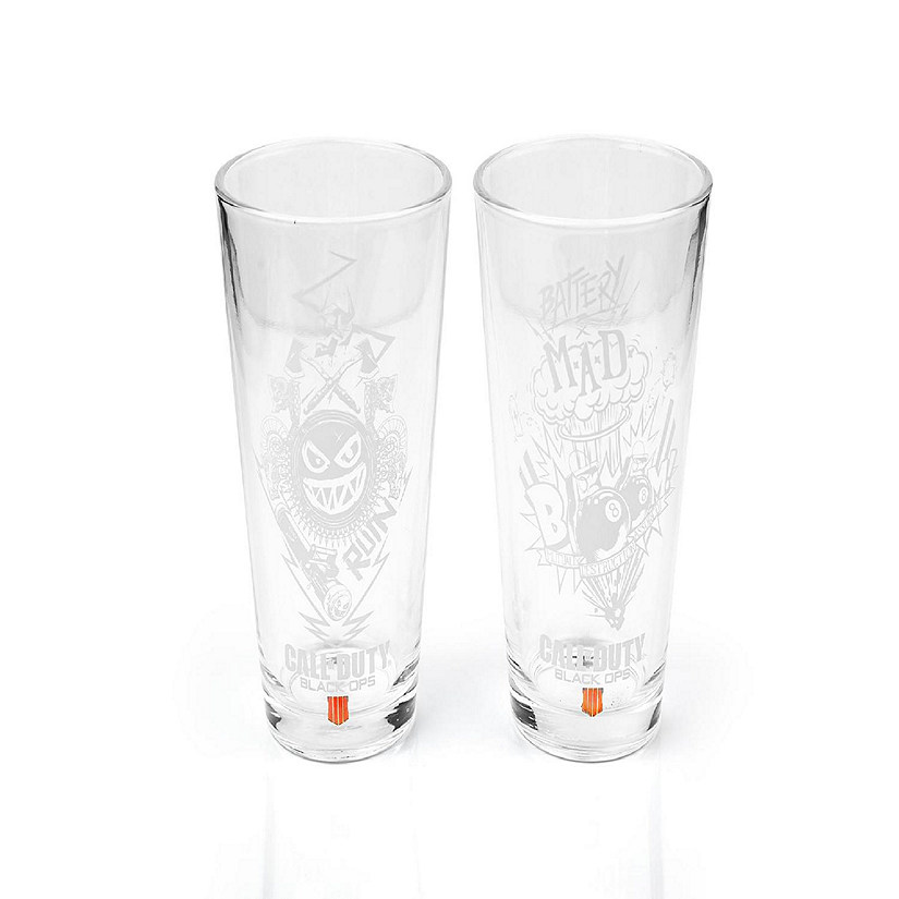 Premium Call of Duty Black Ops 4 Specialists 17oz Drinking Glasses  Set of 2 Image