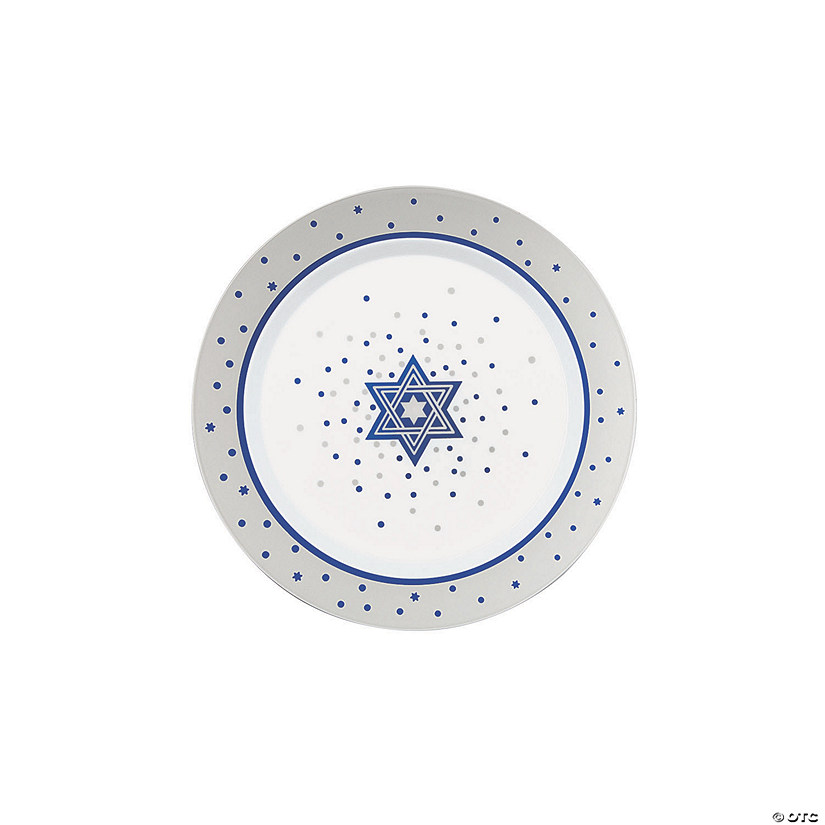 Premium Plastic Passover Dessert Plates - 20 Ct. Image