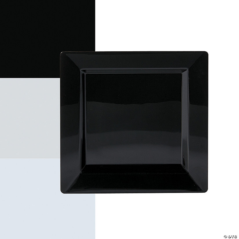 Premium Square Plastic Dessert Plates Oriental Trading
