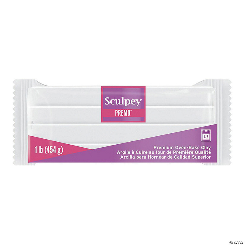 Premo Sculpey Polymer Clay 1lb-White Image