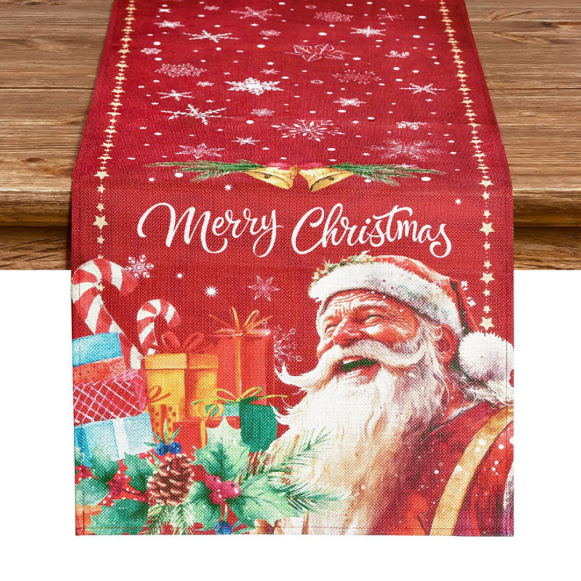 Presence - Christmas Santa Claus Table Runner Image