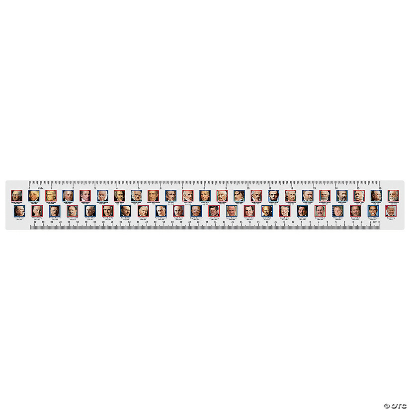 President Timeline Rulers Discontinued