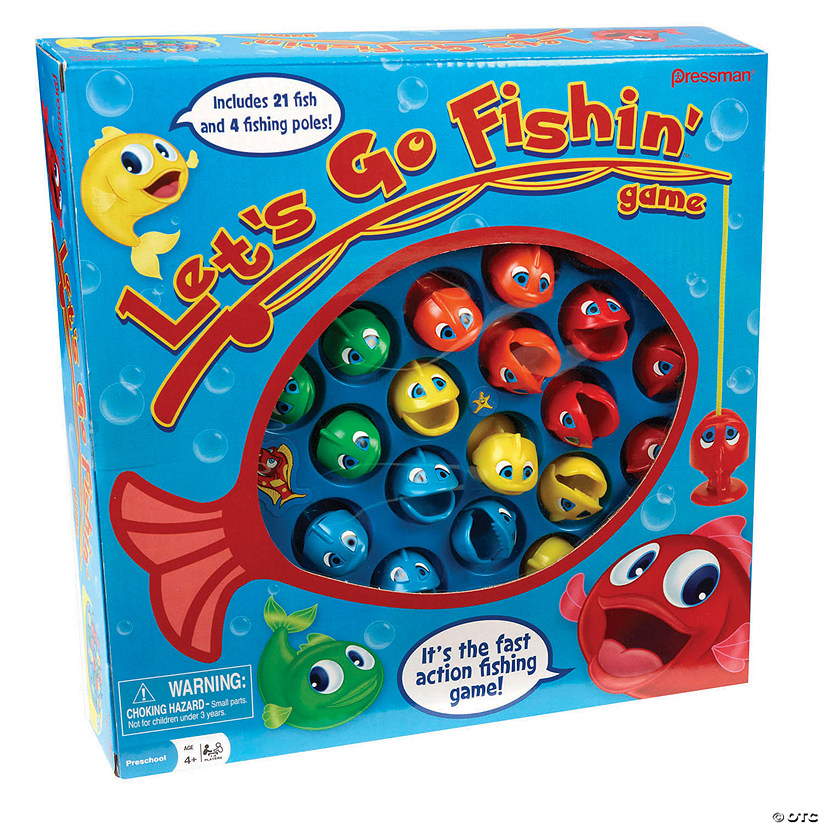 Pressman Let's Go Fishin' Game Image