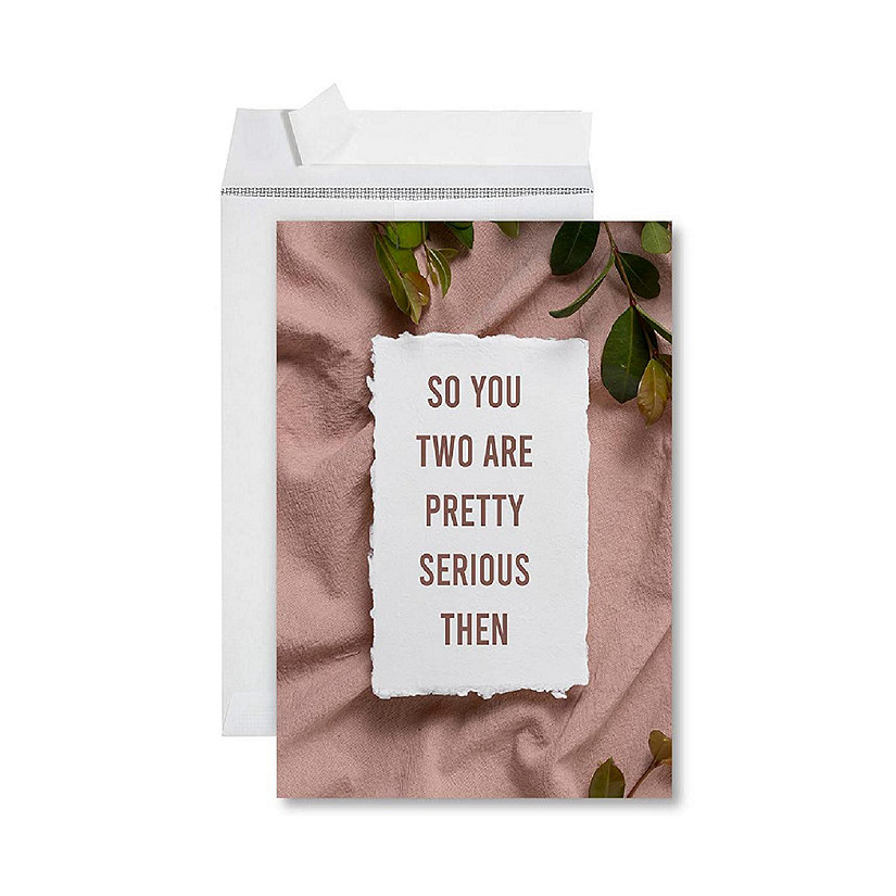 Pretty Serious Wedding Card 8.5x11IN Image