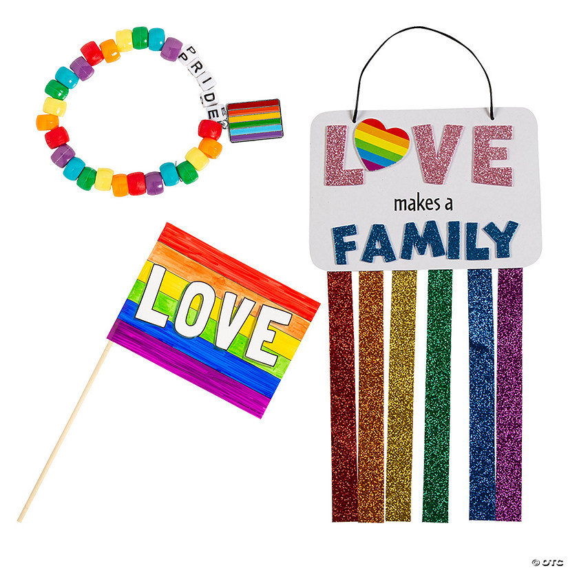 Pride Activity & Craft Assortment Kit - Makes 36 Image