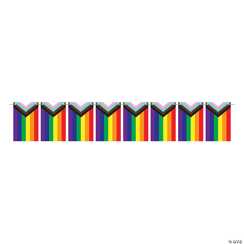 Pride Flag Pennant Garland Image