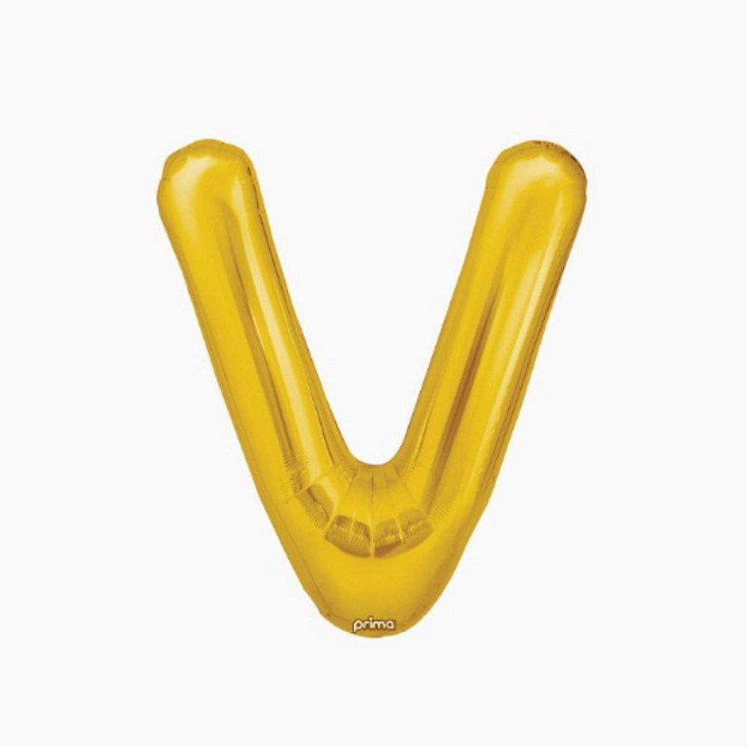 Prima - 16" - Gold - Foil Balloon Letters Image