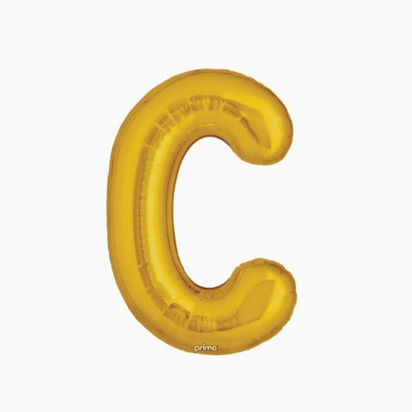 Prima - 16" - Gold - Foil Balloon Letters Image