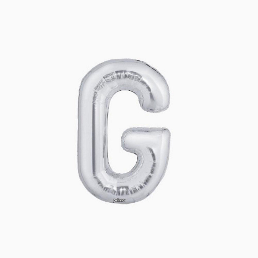 Prima - 16" - Silver - Foil Balloon Letters Image