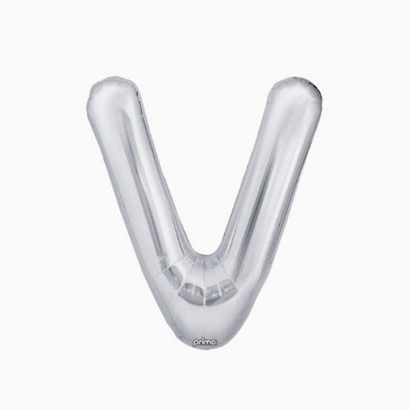 Prima - 16" - Silver - Foil Balloon Letters Image
