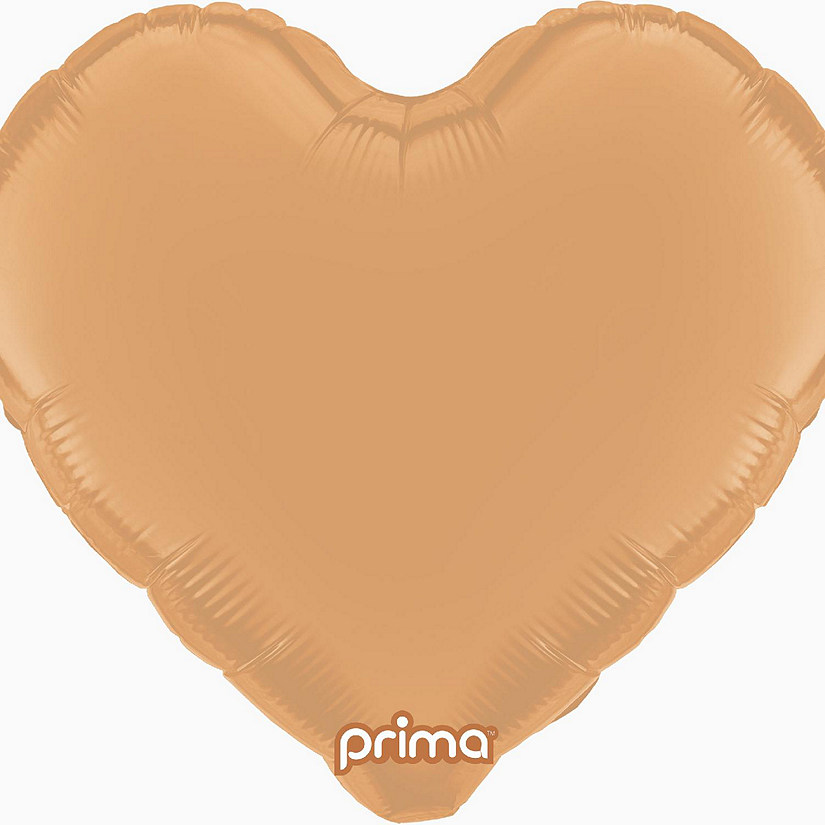 Prima - 18" - Caramel Heart Balloon Image