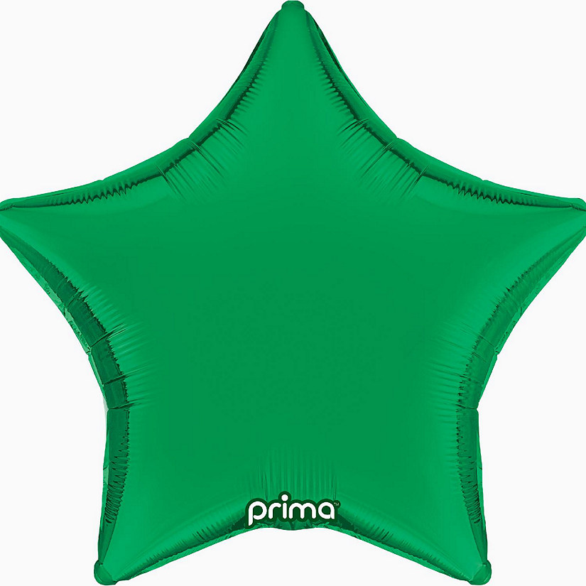 Prima - 18" - Green - Star Balloon Image